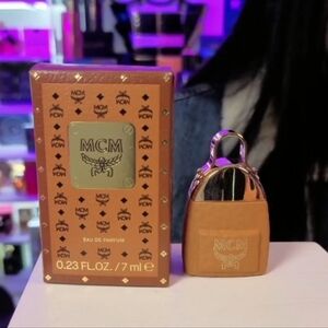 MCM Perfume in Tan with Silver Details 7ML